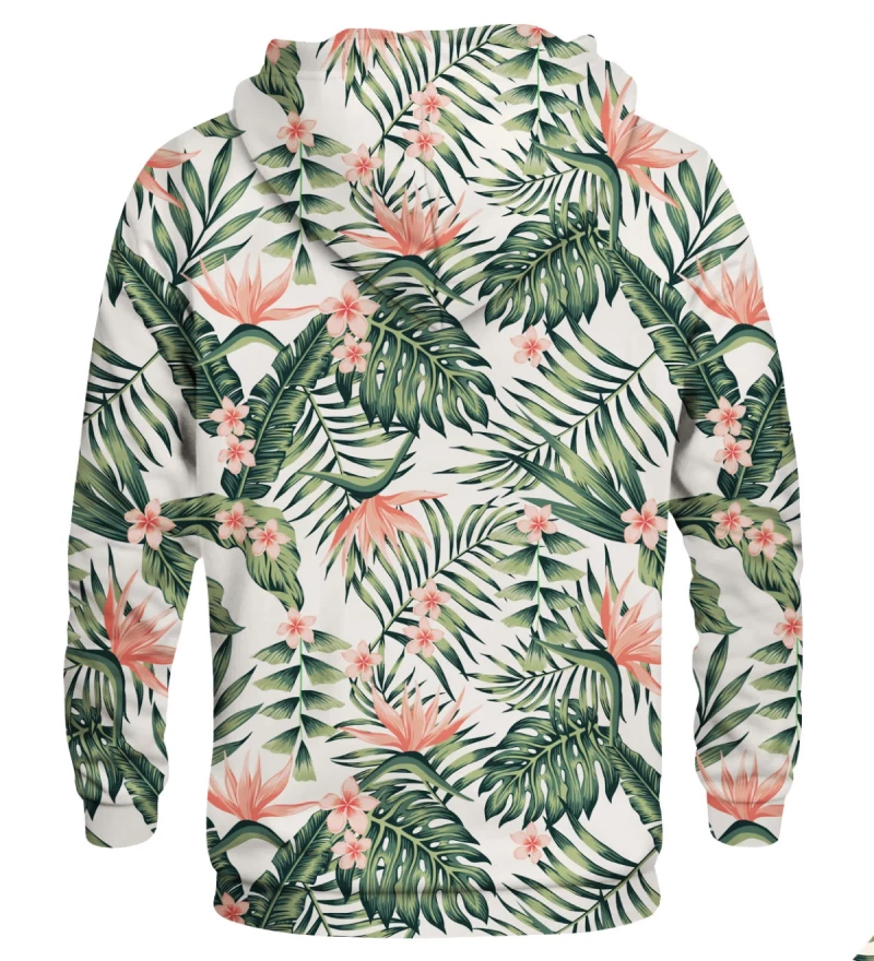 Damska bluza z kapturem Jungle Flowers