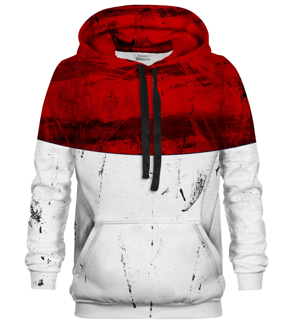 Red and White hoodie