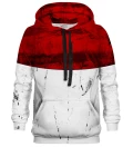 Red and White womens hoodie