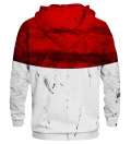 Red and White womens hoodie