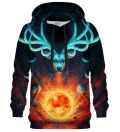 Celestial Fire womens hoodie, design by Jonas Jödicke - Jojoes Art