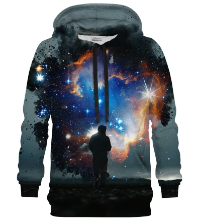 Step into the galaxy womens hoodie