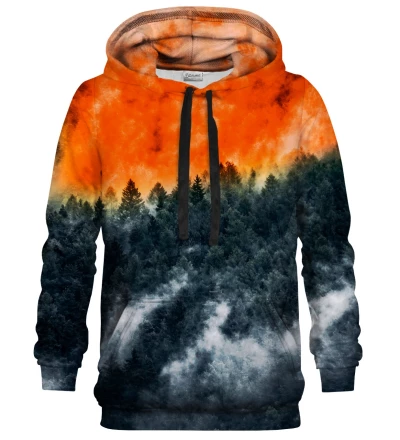 Mighty Forest Orange womens hoodie