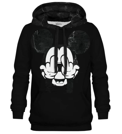 Rebel Black Grunge womens hoodie