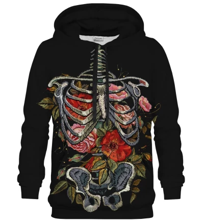 Floral Chest womens hoodie