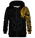 Golden Polynesian womens hoodie