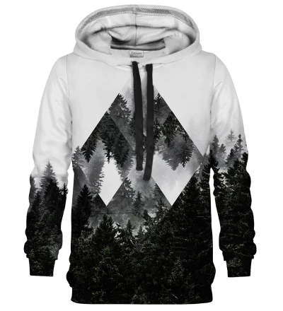 Rombic Forest Grey womens hoodie