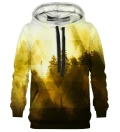 Symmetrical Yellow Forest womens hoodie