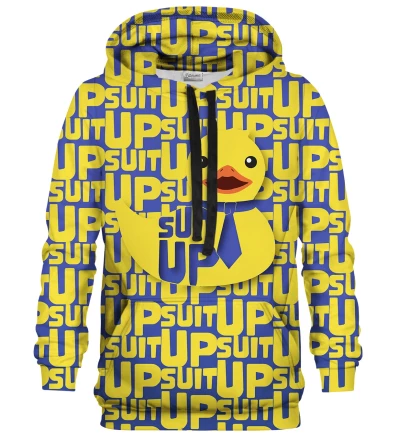 Ducky Suit Up womens hoodie