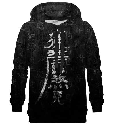 Asian sign womens hoodie
