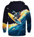 Space Waves womens hoodie