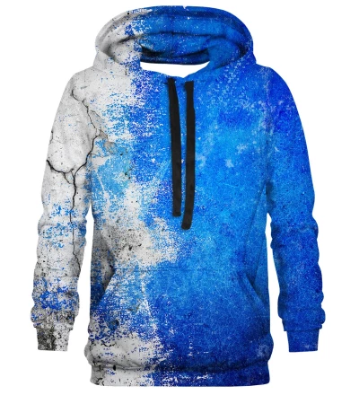 White and Blue womens hoodie