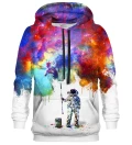 Painting Cosmonaut womens hoodie