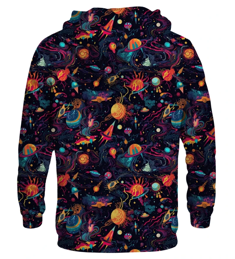 Damska bluza z kapturem Cosmic pattern