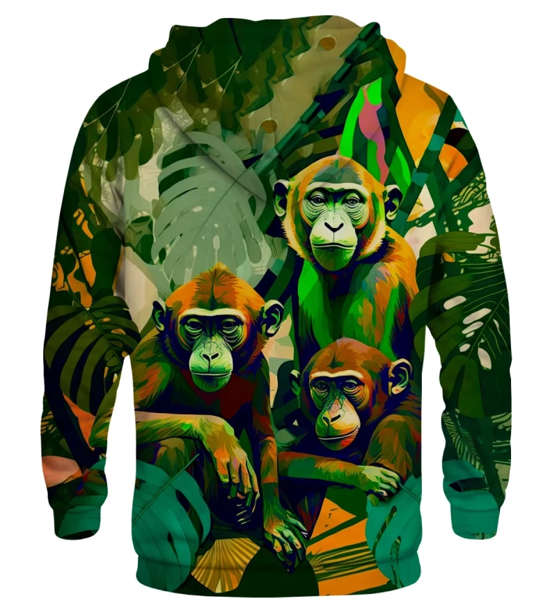 Monkeys womens hoodie