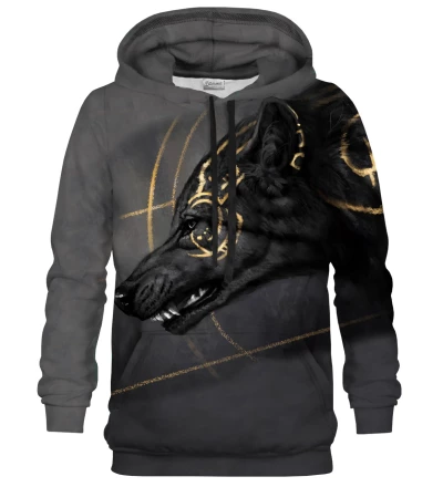 Golden Wolf womens hoodie