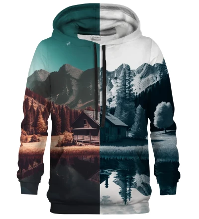 Between Day and Night womens hoodie
