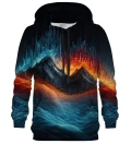Synthwave Mountain womens hoodie