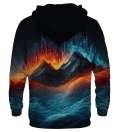 Synthwave Mountain womens hoodie
