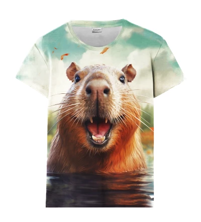 Capybara t-shirt til kvinder