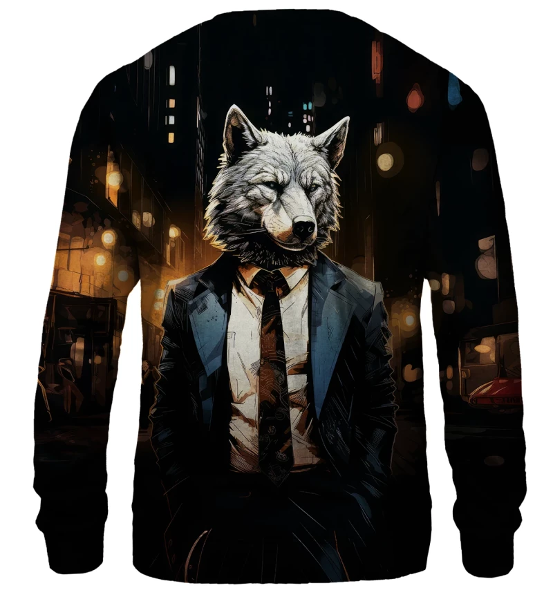 Wolf of Wall Street bluse med tryk