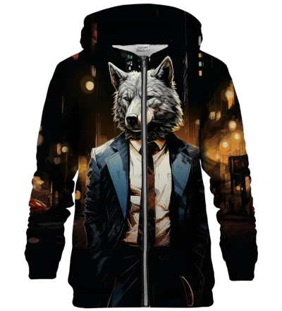 Wolf of Wall Street zip up hoodie