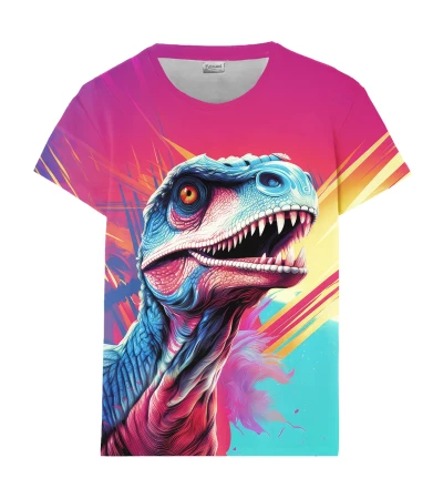 T-shirt damski Velociraptor