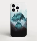 Geometric Forest phone case, iPhone, Samsung, Huawei