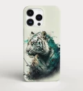 Watercolor Tiger telefon etui, iPhone, Samsung, Huawei