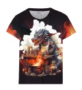 Dragon Barbecue womens t-shirt