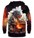 Dragon Barbecue womens hoodie