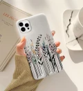 Barcode Flowers phone case