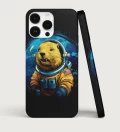 Capybara in space phone case