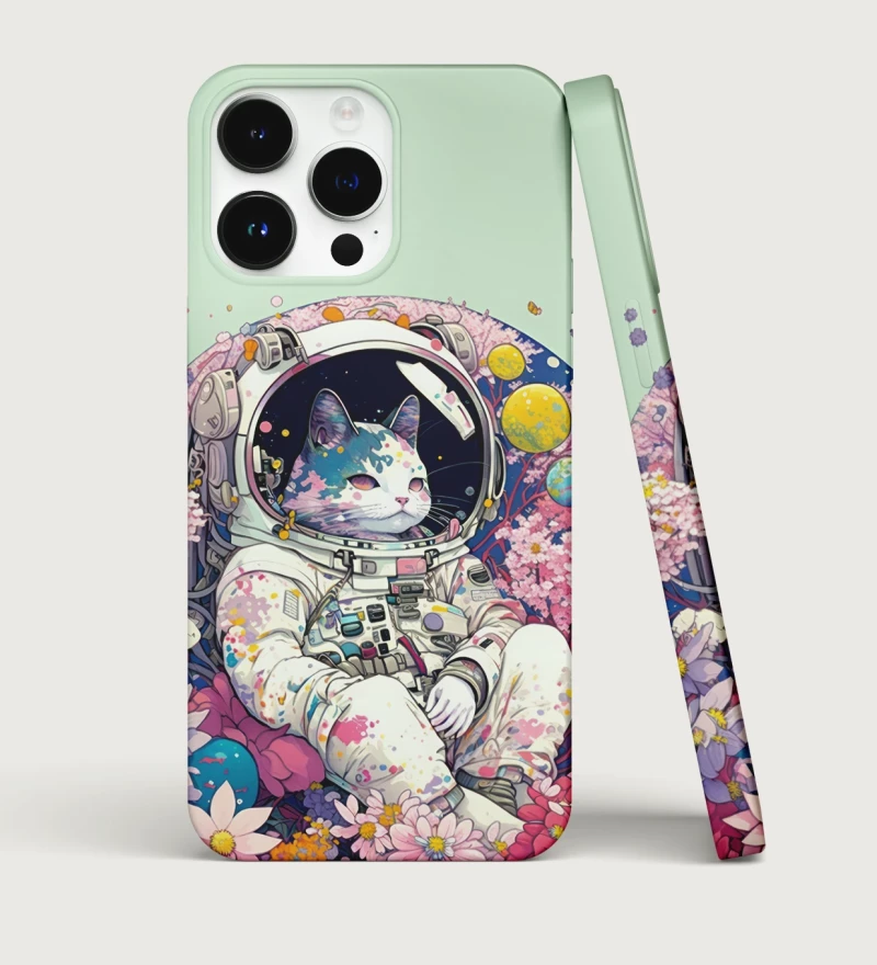 Cosmonaut Cat phone case