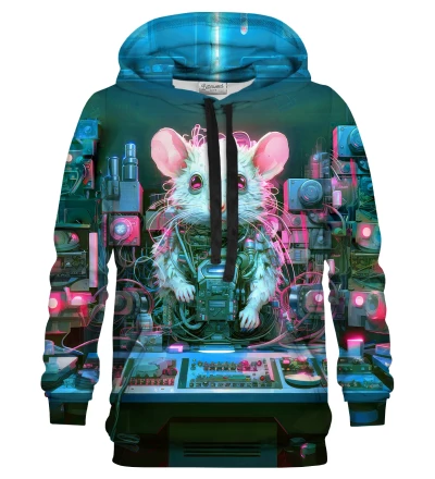 Techno Mouse womens hoodie