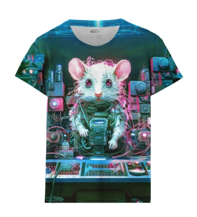Techno Mouse t-shirt til kvinder