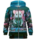 Techno Mouse zip up hoodie