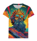 Psychedelic King womens t-shirt