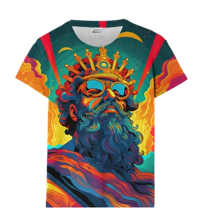 Psychedelic King t-shirt til kvinder