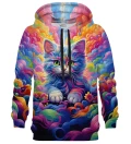 Rainbow Kitty womens hoodie
