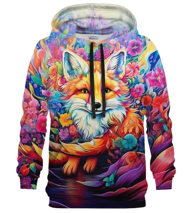 Floral Fox womens hoodie
