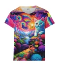 Cat in Paradise t-shirt til kvinder