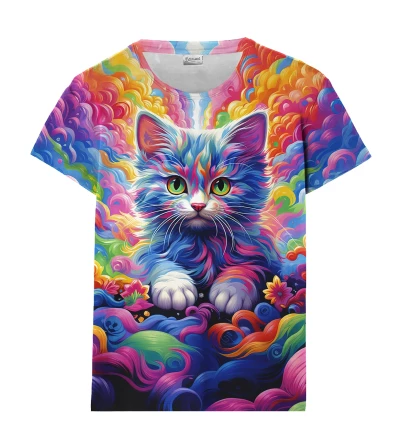 Rainbow Kitty womens t-shirt