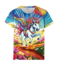 T-shirt damski Rainbow Puke