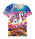 T-shirt femme Rainbow Unicorn
