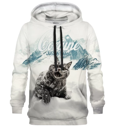 Just a Snow womens hoodie