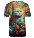 T-shirt Psychedelic Kitten