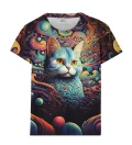 Psycho Cat womens t-shirt