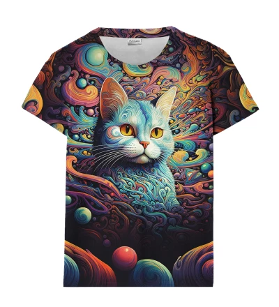 Psycho Cat t-shirt til kvinder
