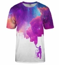 T-shirt Violet Painter